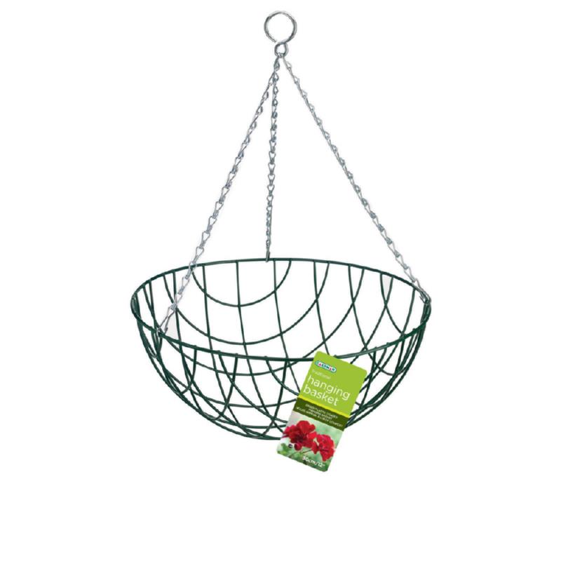 Gardman Hanging Basket Green 30cm