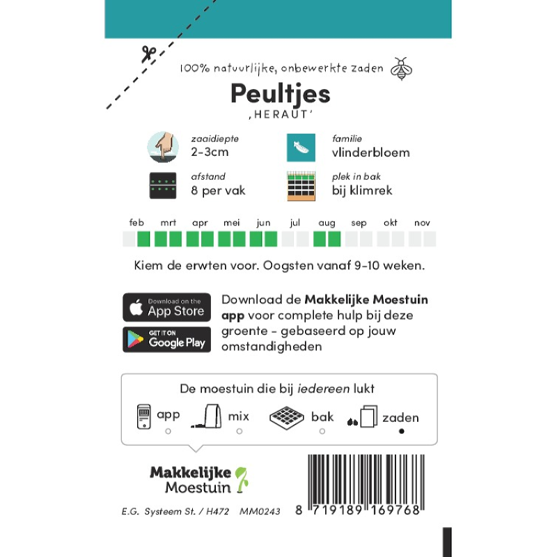 Makkelijke Moestuin Peulen Heraut