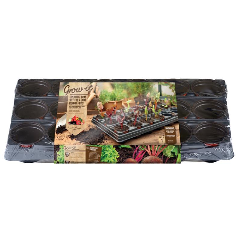 Grow-it  Groei Tray 18x9cm potjes rond 56x30,5 (4)