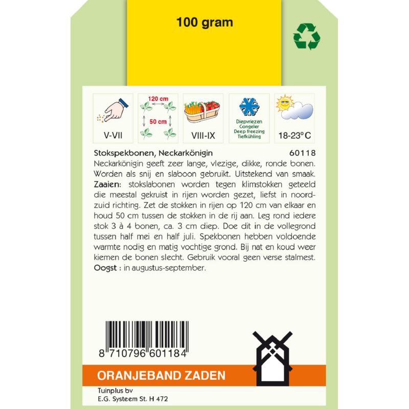 Oranjeband® Pole Beans Neckarkönigin, 100g