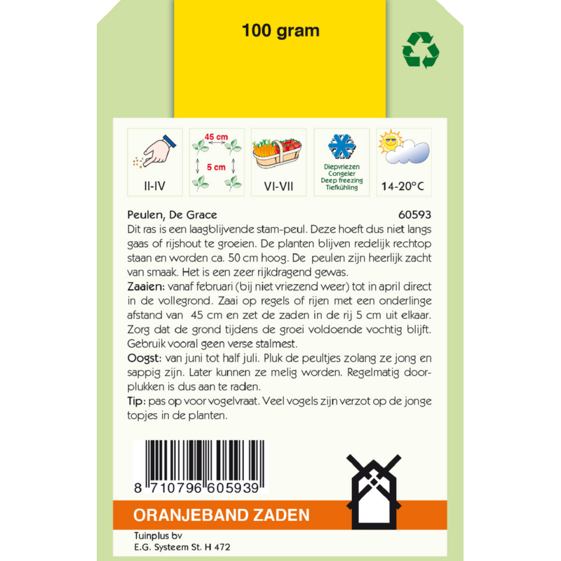 OBZ Peulen De Grace, 100g