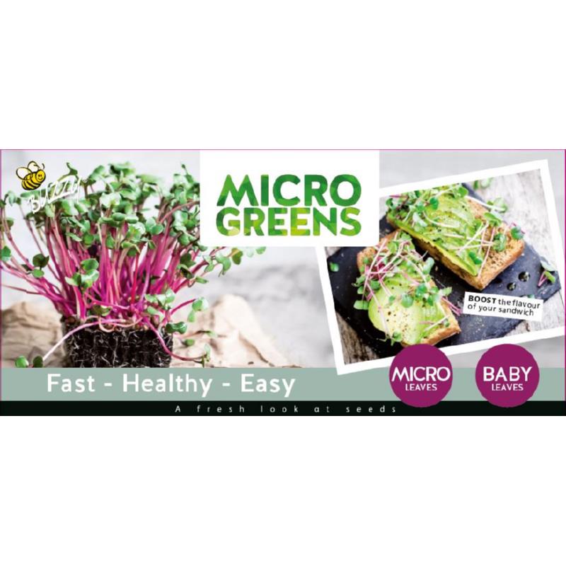 Kopkaart Thema Microgreens for display VD80508