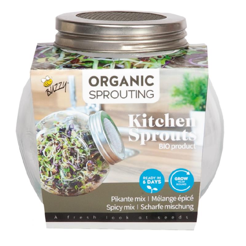 Buzzy® Organic Sprouting pot Pikante Salade BIO