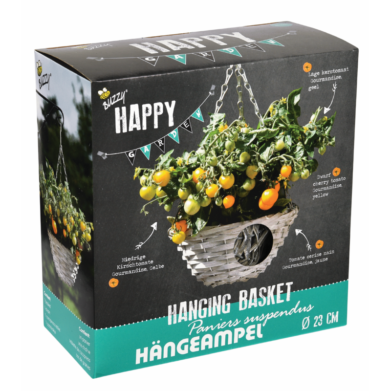 Buzzy® Happy Garden, Hängende Körbe Tomat Cherry Gelbe