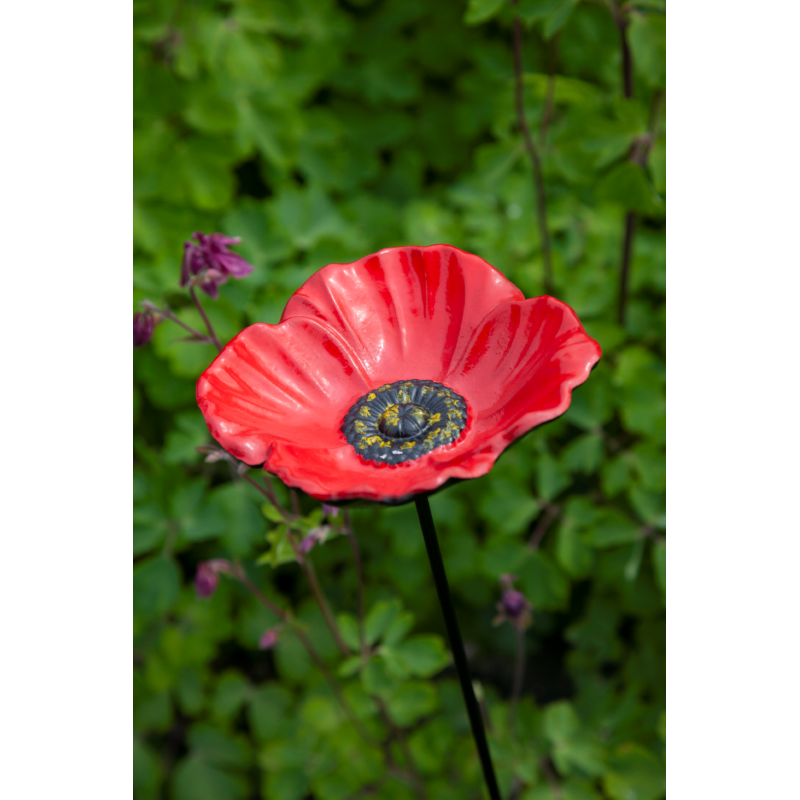 Bûten Gift Feeder Stake Poppy