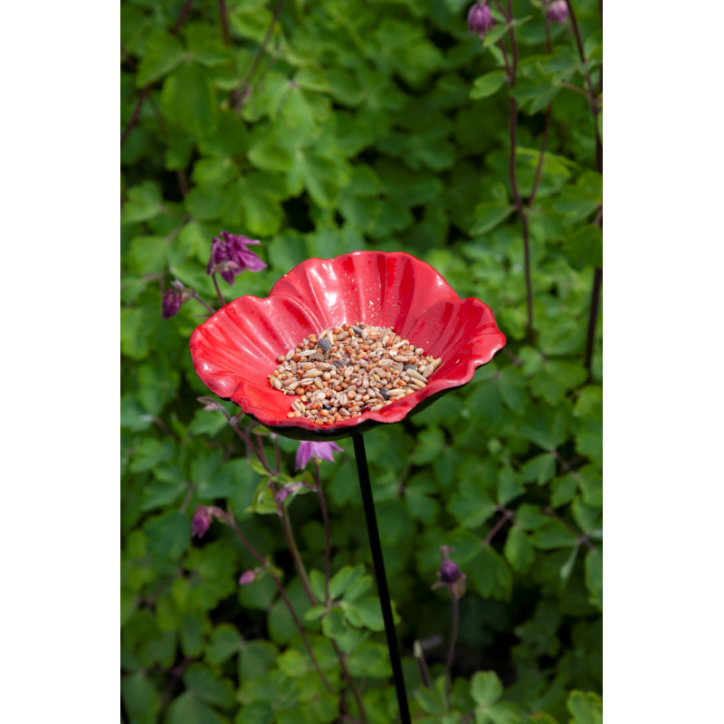 Bûten Gift Feeder Stake Poppy