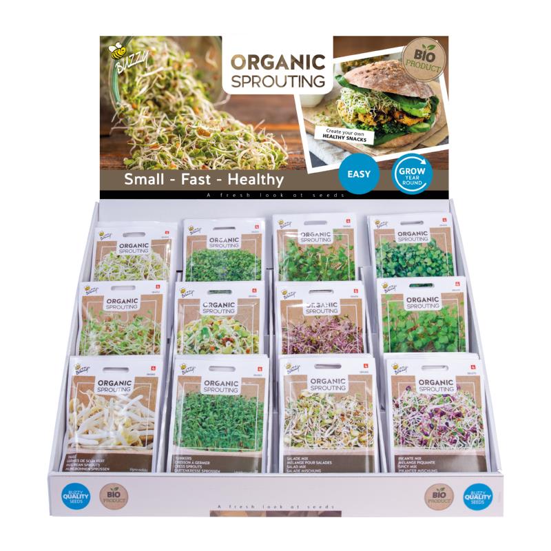 Buzzy® Display Organic Sprouting 12x10 BIO