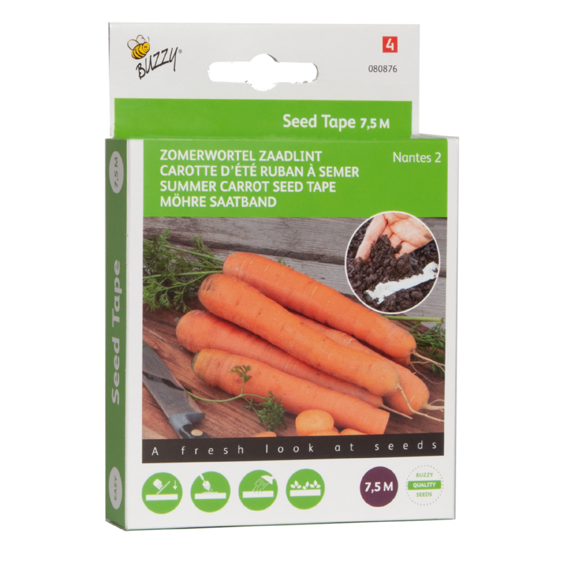 Buzzy® Seed Tape Carrot Nantes 2