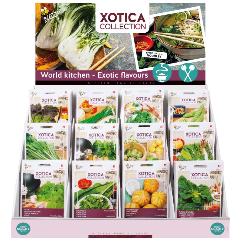 Display 2 Buzzy® Xotica 12x10