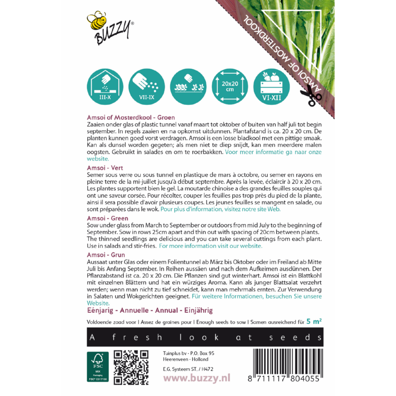 Buzzy® Xotica Amsoi Green