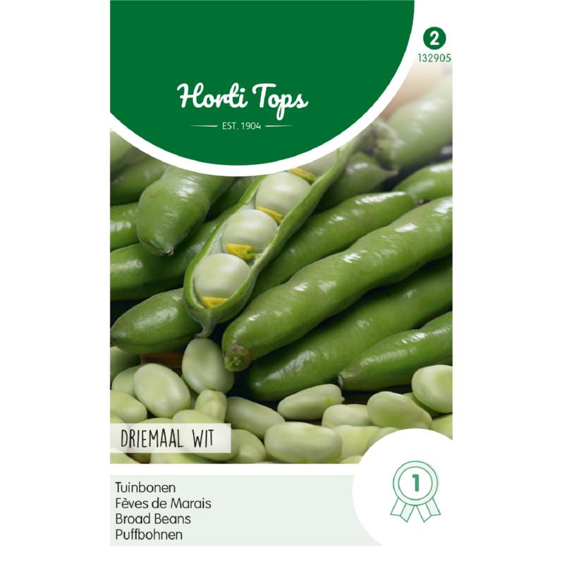 HT Tuinbonen Driemaal Wit, 20g