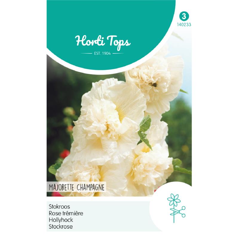 HT Althaea (Alcea) Stokroos Majorette Champagne