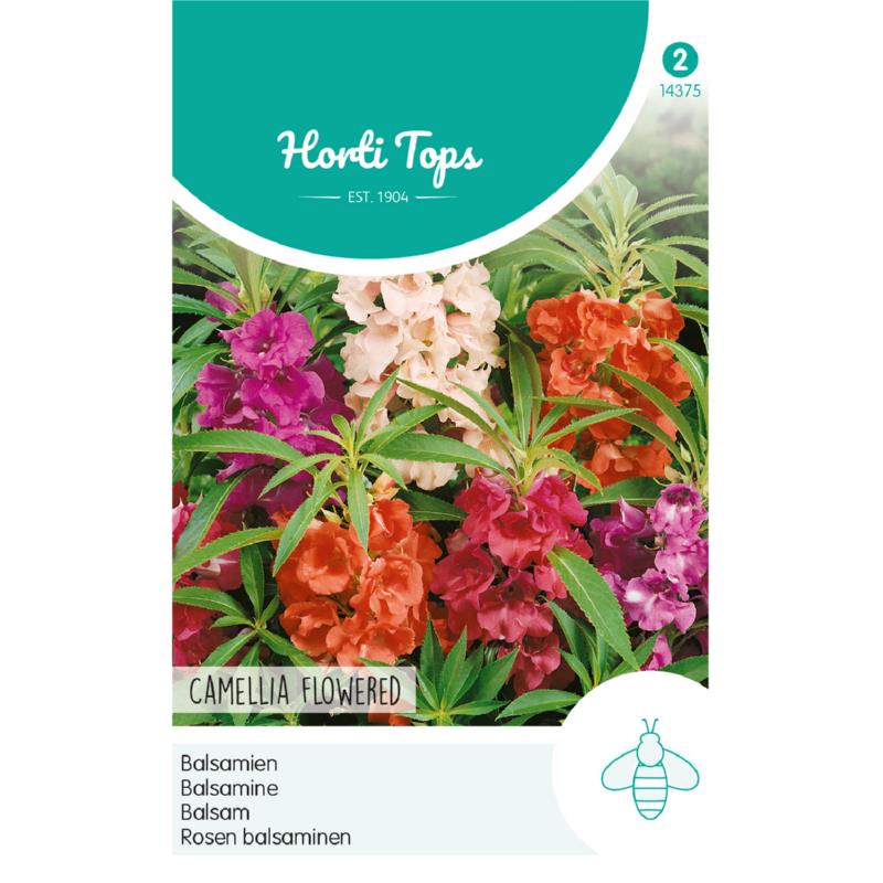 Horti Tops® Impatiens Balsamina Camellia Flwd Dbl Mixed