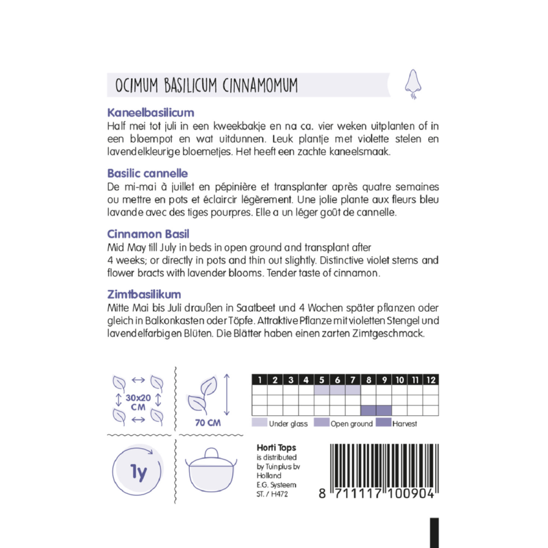 Horti Tops® Cinnamon Basil
