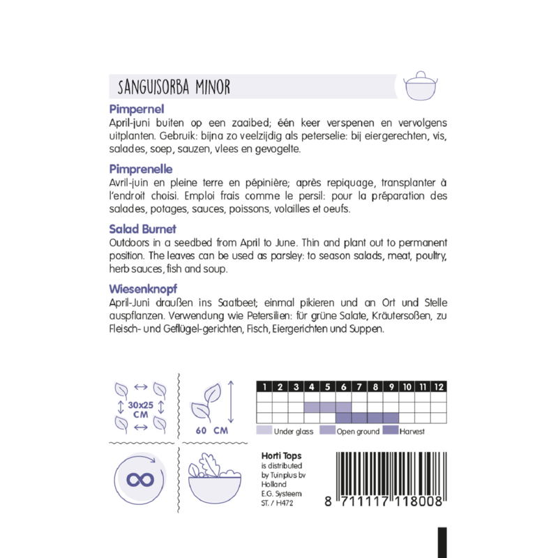 Horti Tops® Salad Burnet