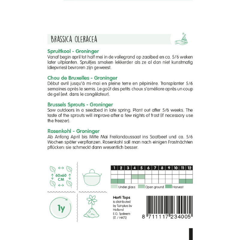 Horti Tops® Brussels Sprouts Groninger