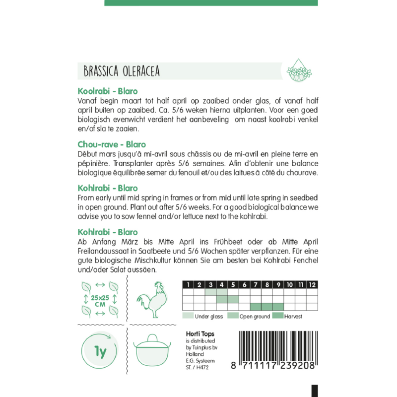 Horti Tops® Kohlrabi Blaro