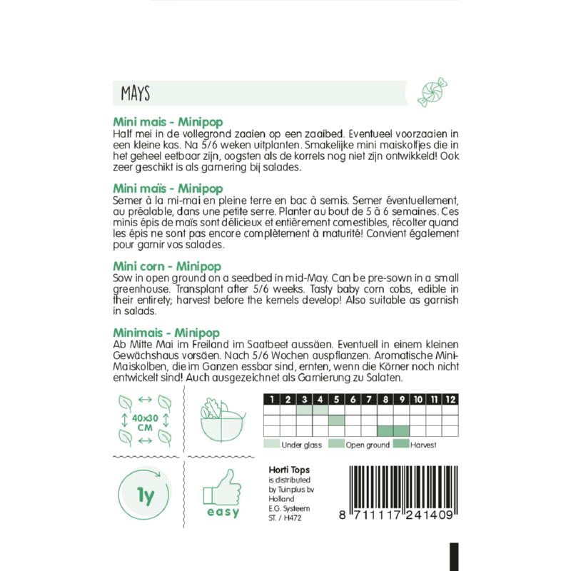 Horti Tops® Mini-corn Minigold F1