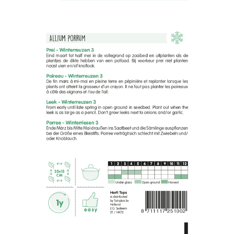 Horti Tops® Leek Winter Giant 2