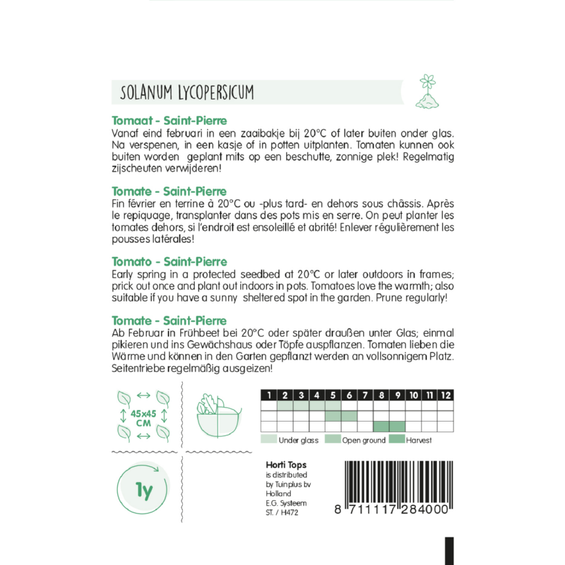 HT Tomaten St. Pierre grote vollegrondse