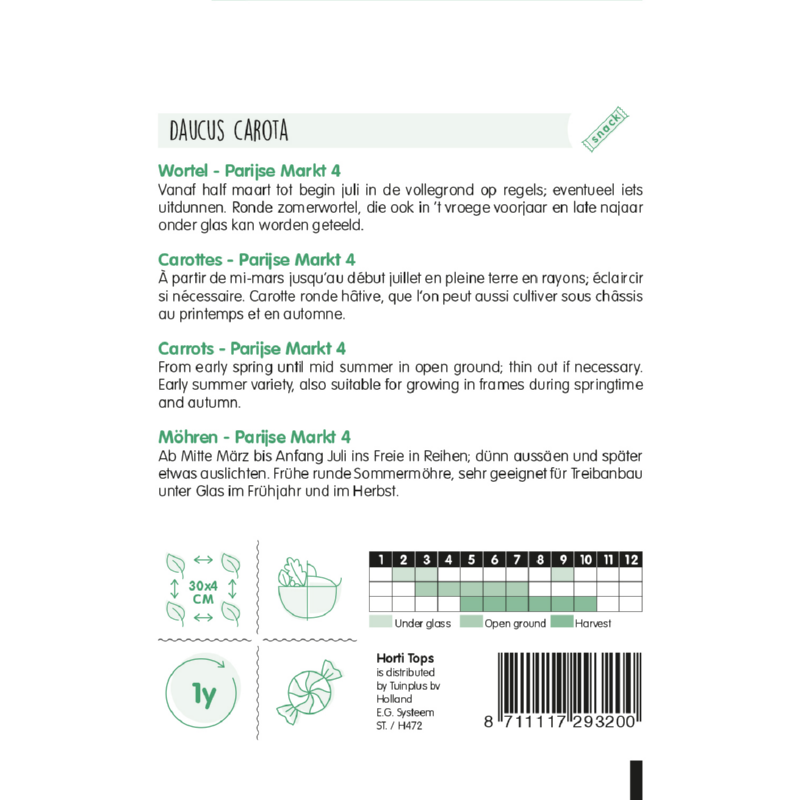 Horti Tops® Carrots Paris Market 4