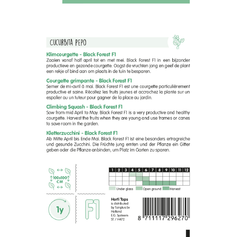 Horti Tops® Squash Black Forest F1