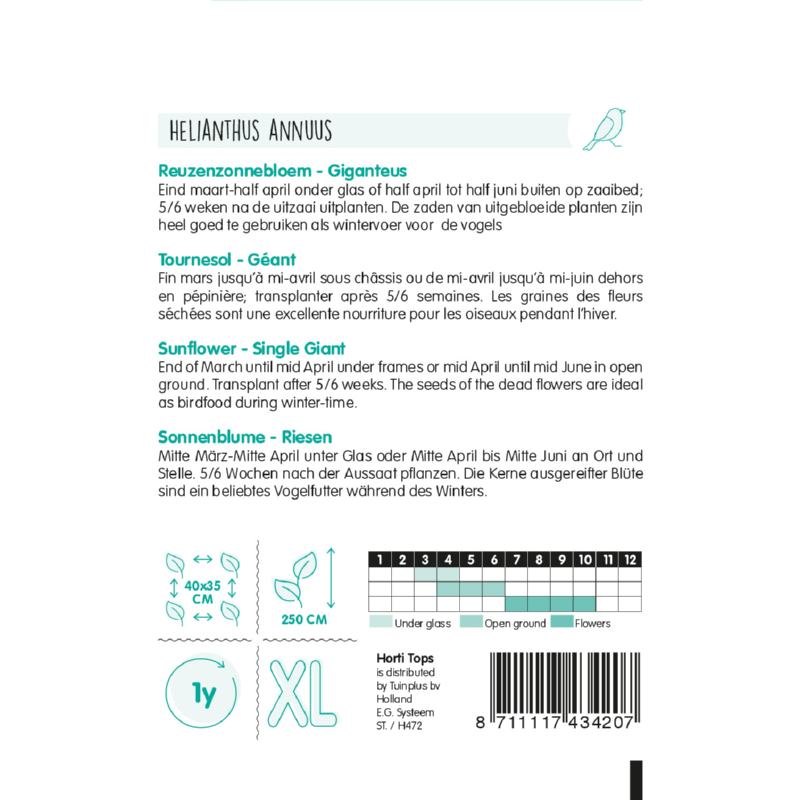 Horti Tops® Sunflower Giganteus