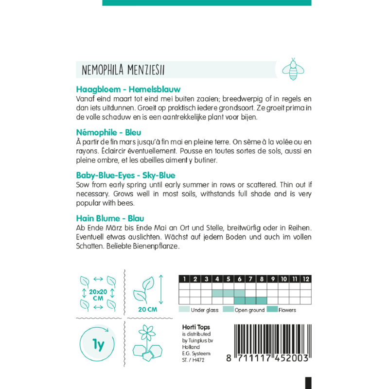 Horti Tops® Nemophila Insignis Sky-Blue