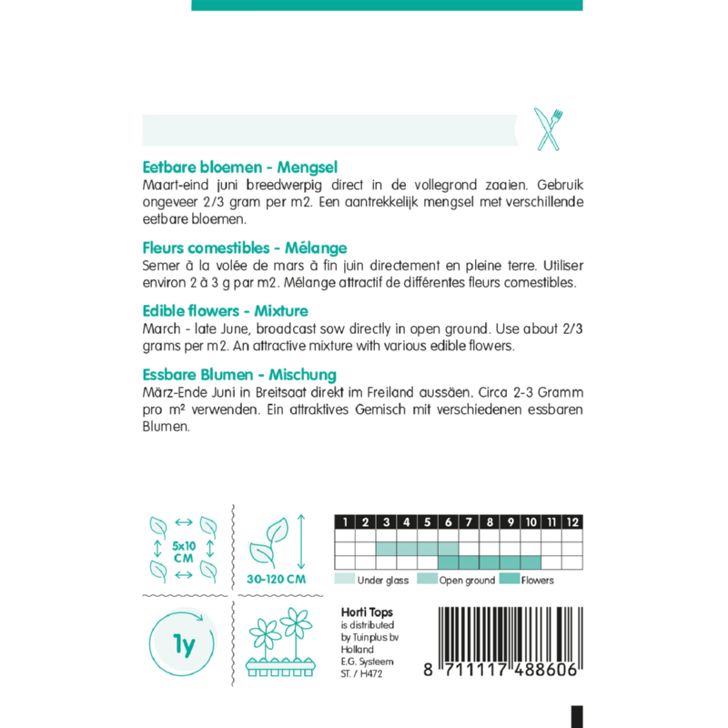 Horti Tops® Edible Flowers mixture
