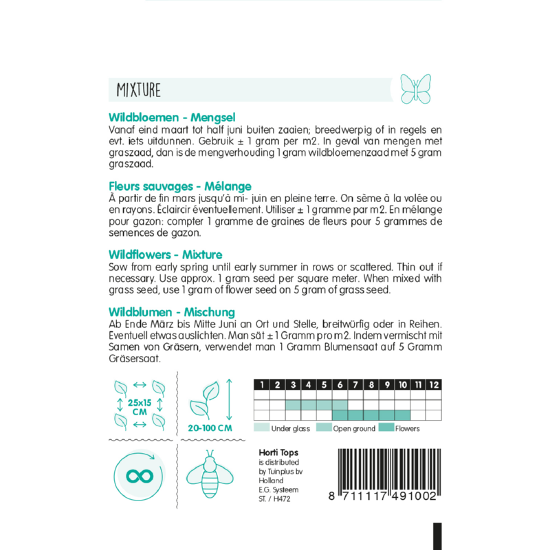 HT Wildbloemen gemengd