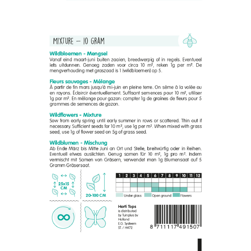 Horti Tops® Wildflowers Mixture  10 Gram