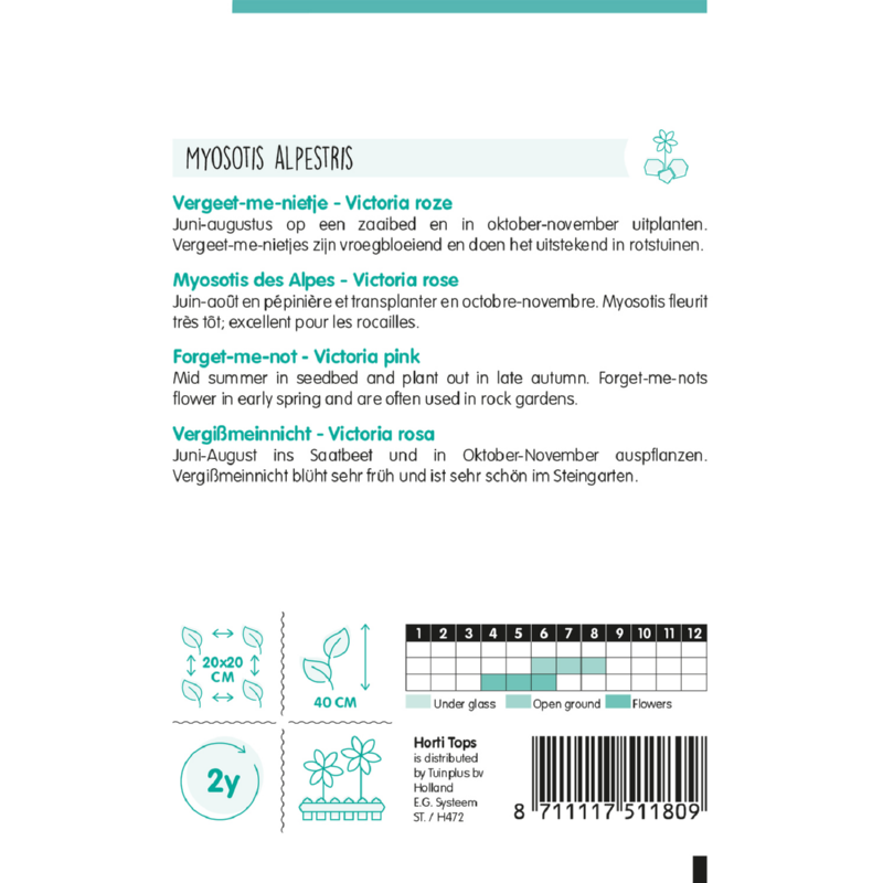Horti Tops® Myosotis Alpestris Victoria Rose