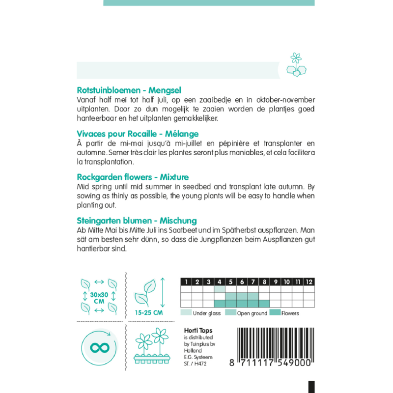 Horti Tops® Rockgarden Perennial Mixture