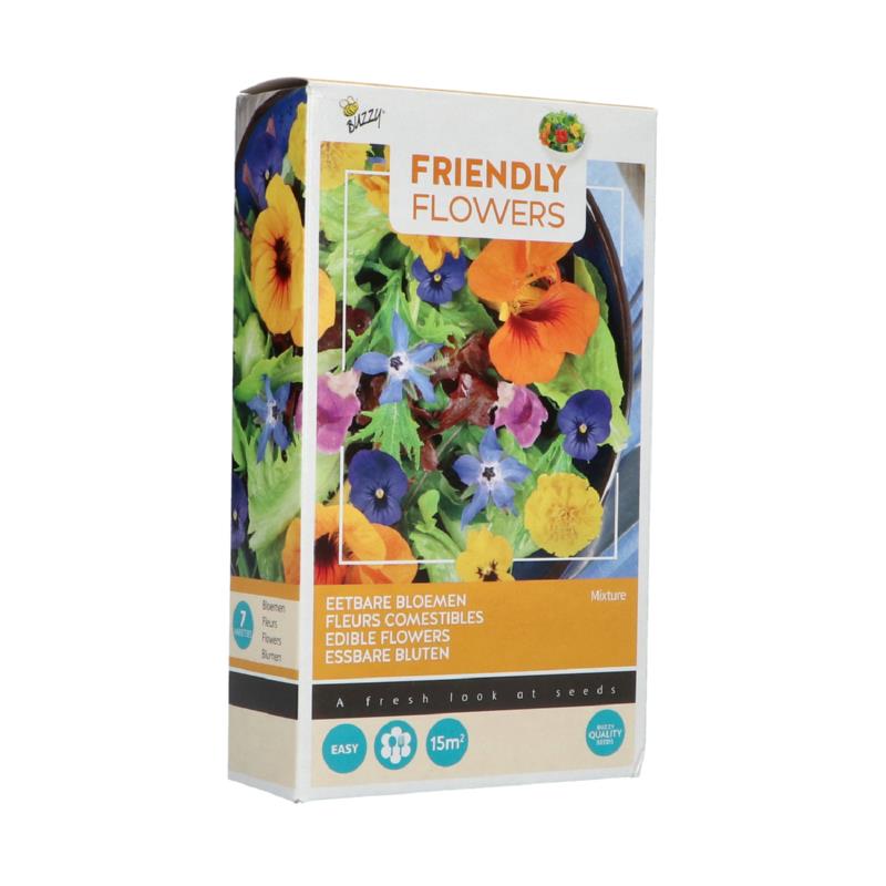 Buzzy® Friendly Flowers Eetbare bloemen 15m²