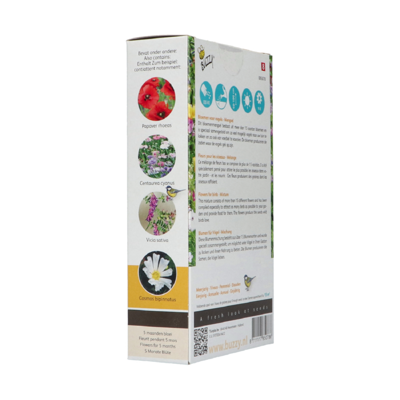 Buzzy® Friendly Flowers Mix Birds 15m²