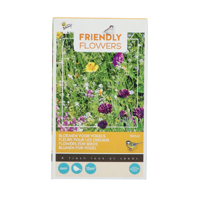 Buzzy® Friendly Flowers Mix Birds 15m²