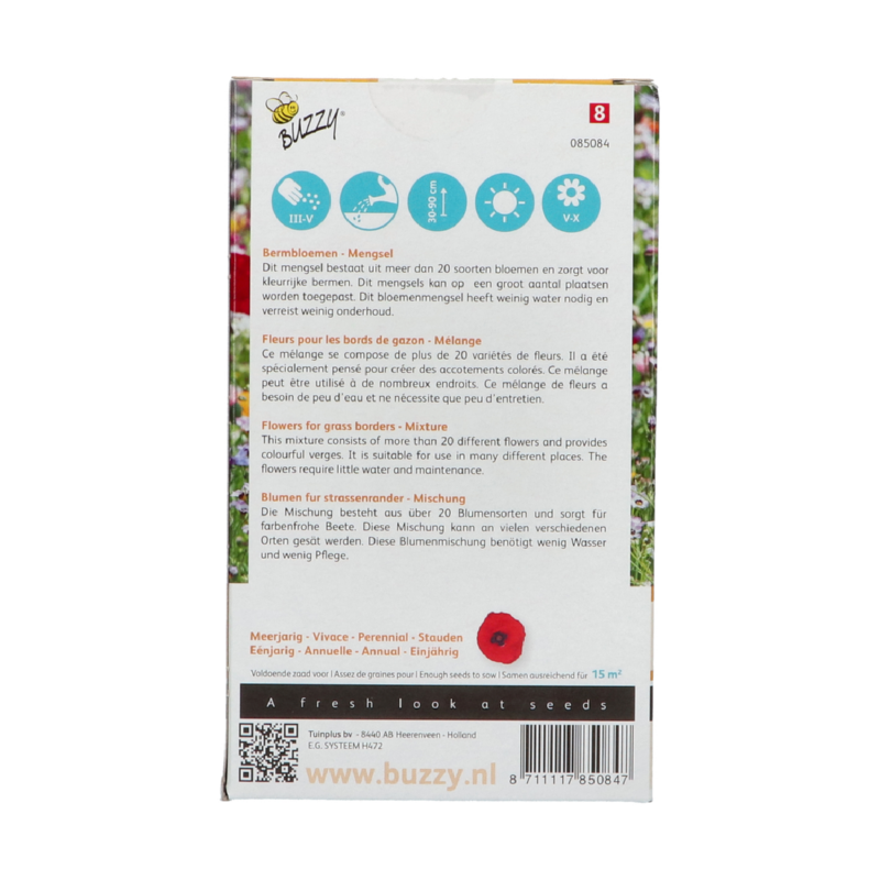 Buzzy® Friendly Flowers  Mix Roadside flower 15m²