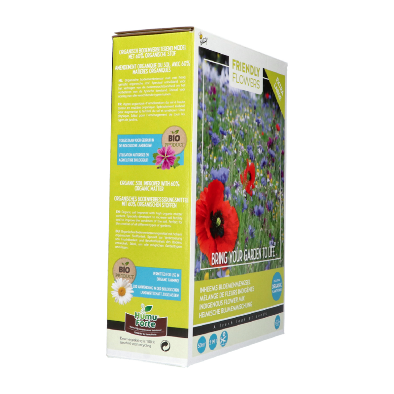 Buzzy® Friendly Flowers XL Inheems 50m²