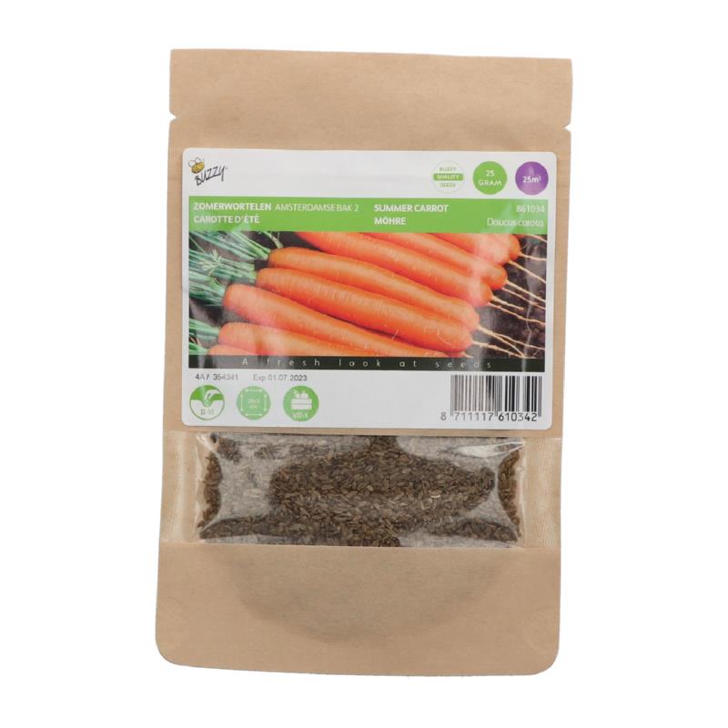Zomerwortelen Amsterdamse Bak 25g