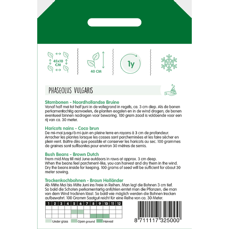 Stambonen Bruine Noordhollandse, 100g