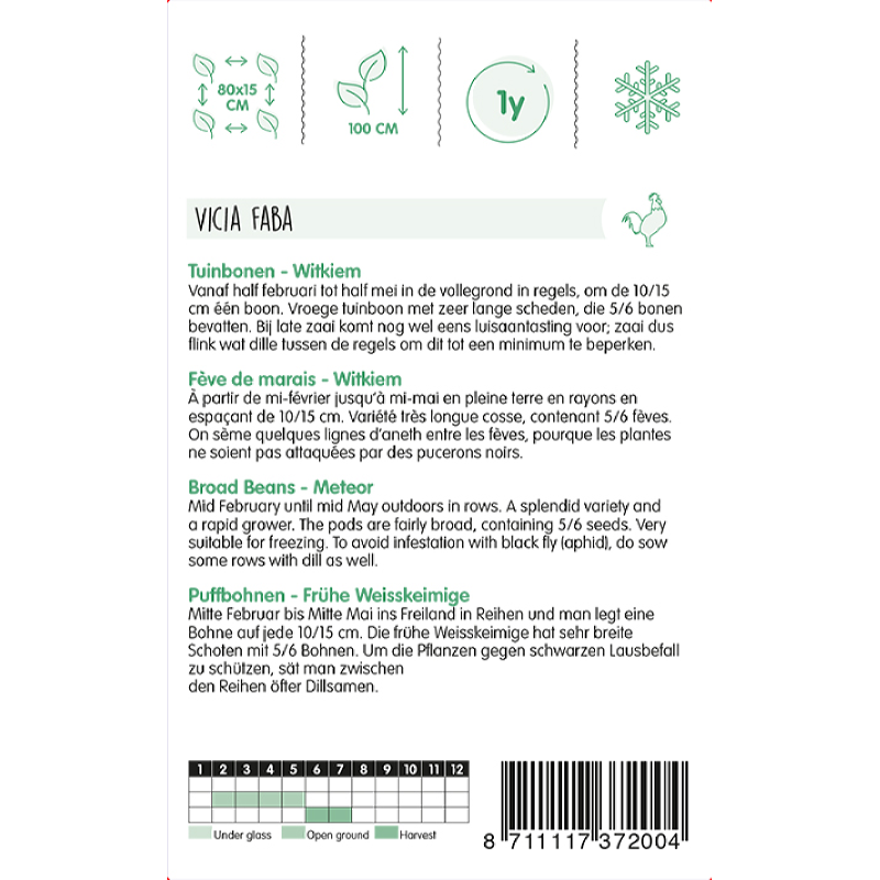 Tuinbonen Witkiem, 250g