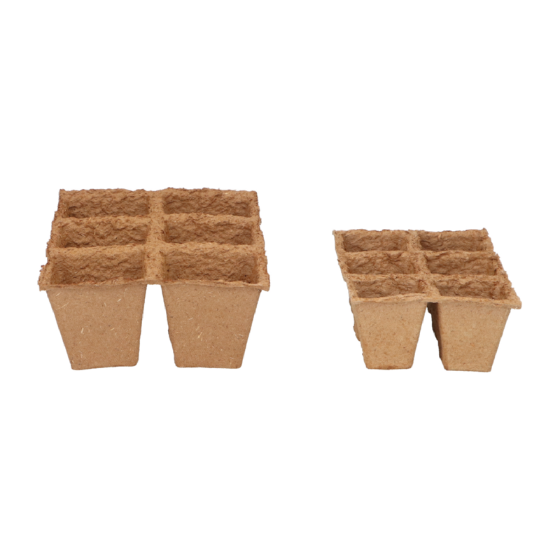 SOGO Biodegradable pots 6x6cm 5 strips à 6pc