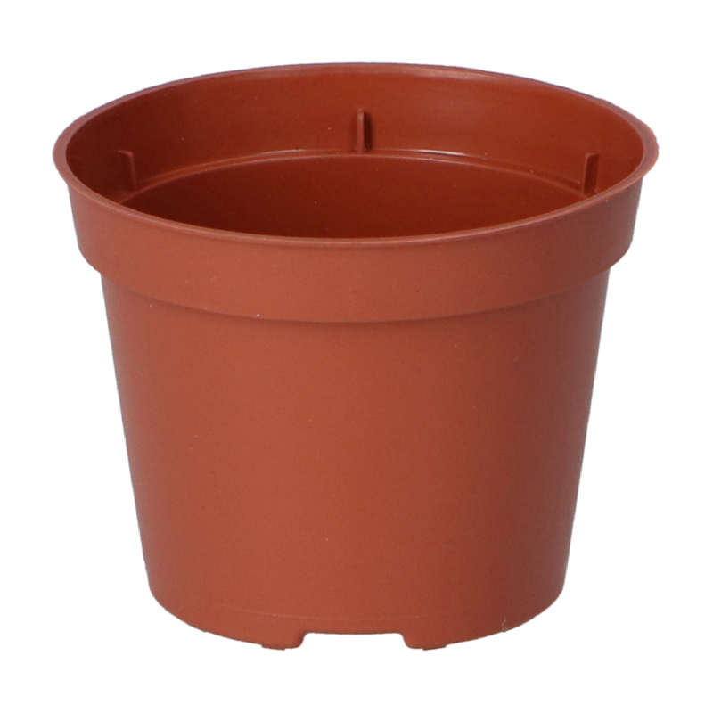SOGO Plastic potje terra kleur  6cm 30st