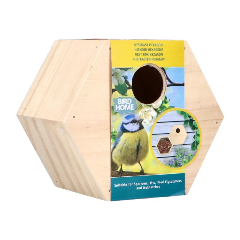 Bûten Home Hexagon Nestbox blue tits