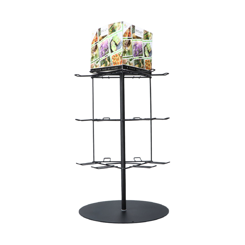 Carroussel display black 3x6pos Buzzy