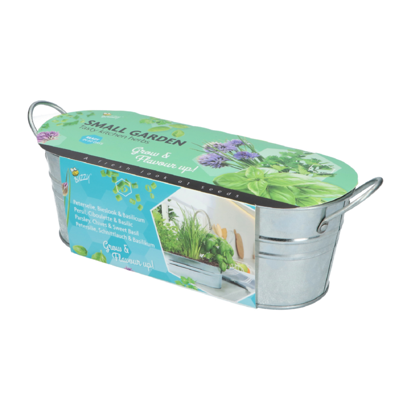 Buzzy® Zinken Wanne Small Garden Tasty kitchen herbs