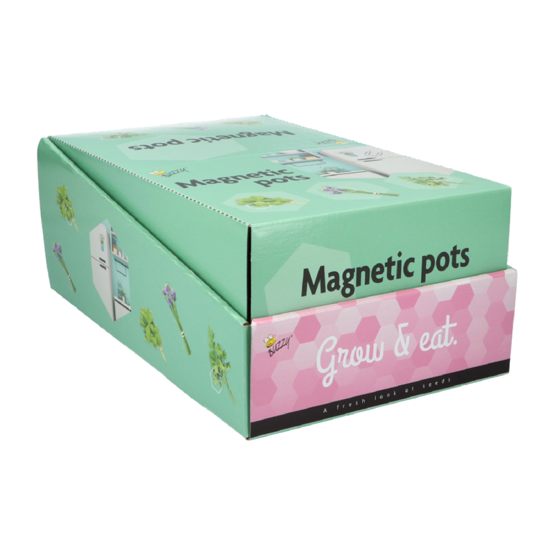 Display Magneet potjes kruiden assorti 3x10