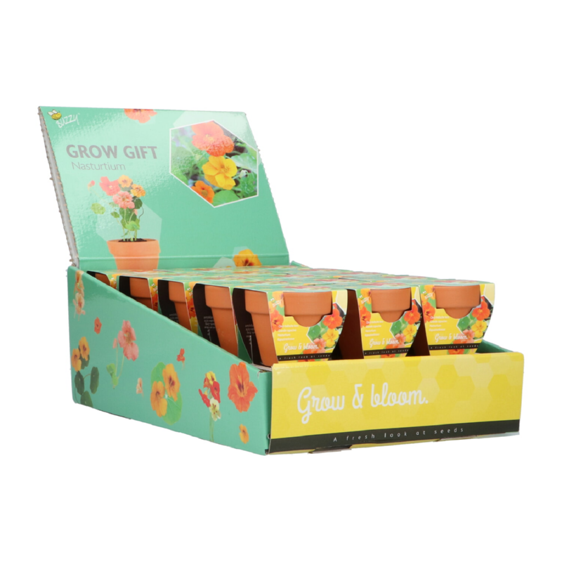 Buzzy® Grow Gifts Kapuzinerkresse 30st. in display