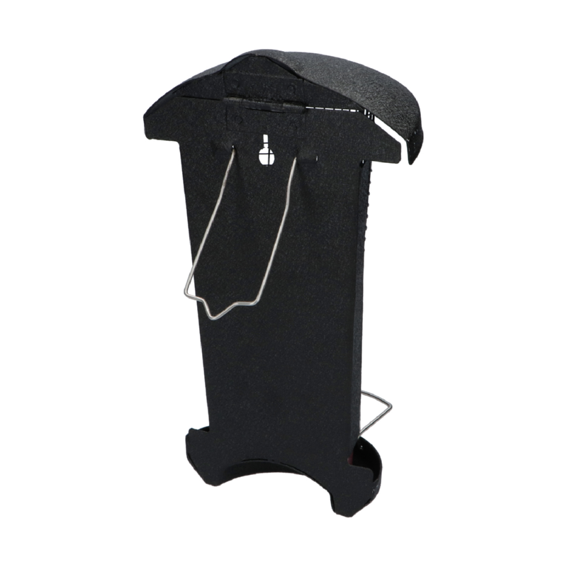 Bûten Gift Blacksteel wand Futtersäule für Erdnuss