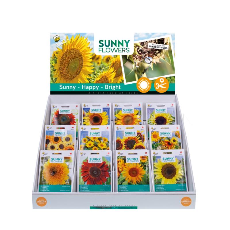 Buzzy® Display Sunny Sunflowers 12x10